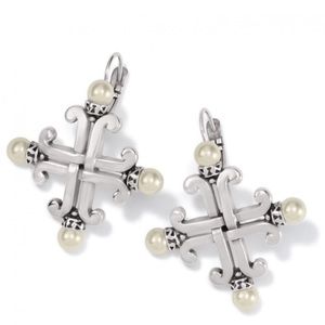 Brighton Taos Cross Earrings